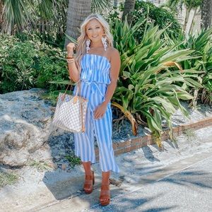 Striped Jumpsuit
